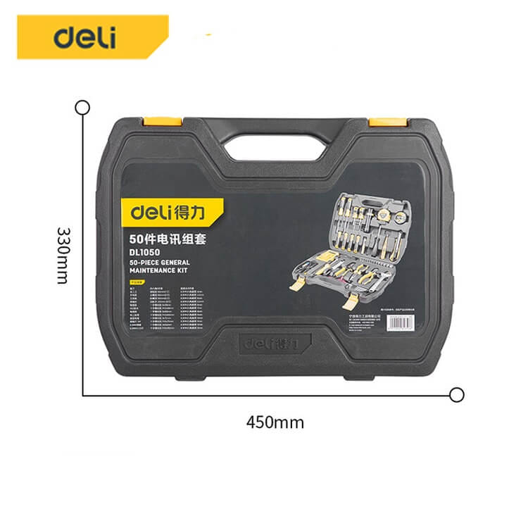 ชุดเครื่องมือช่าง DELI DL1050-BK-01 50ชิ้น_4