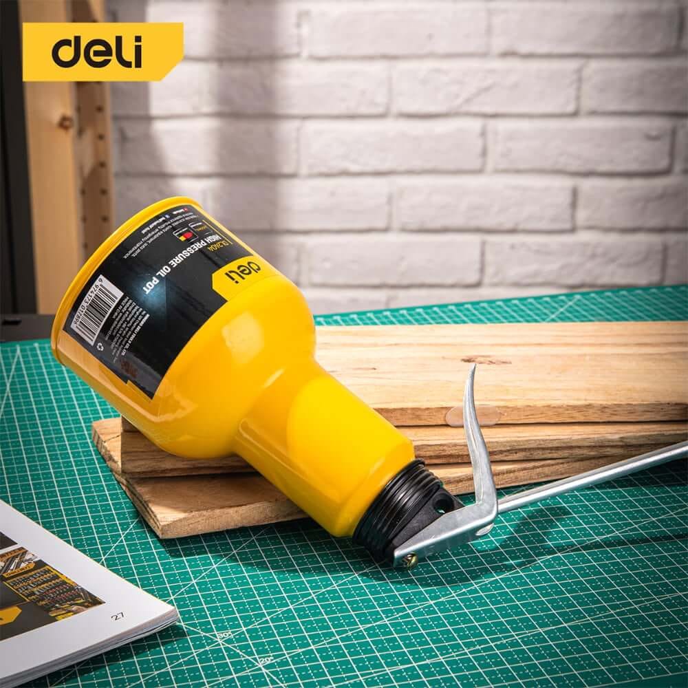 กาหยอดน้ำมัน DELI EDL2403-YL-01 300มล สีเหลือง_4