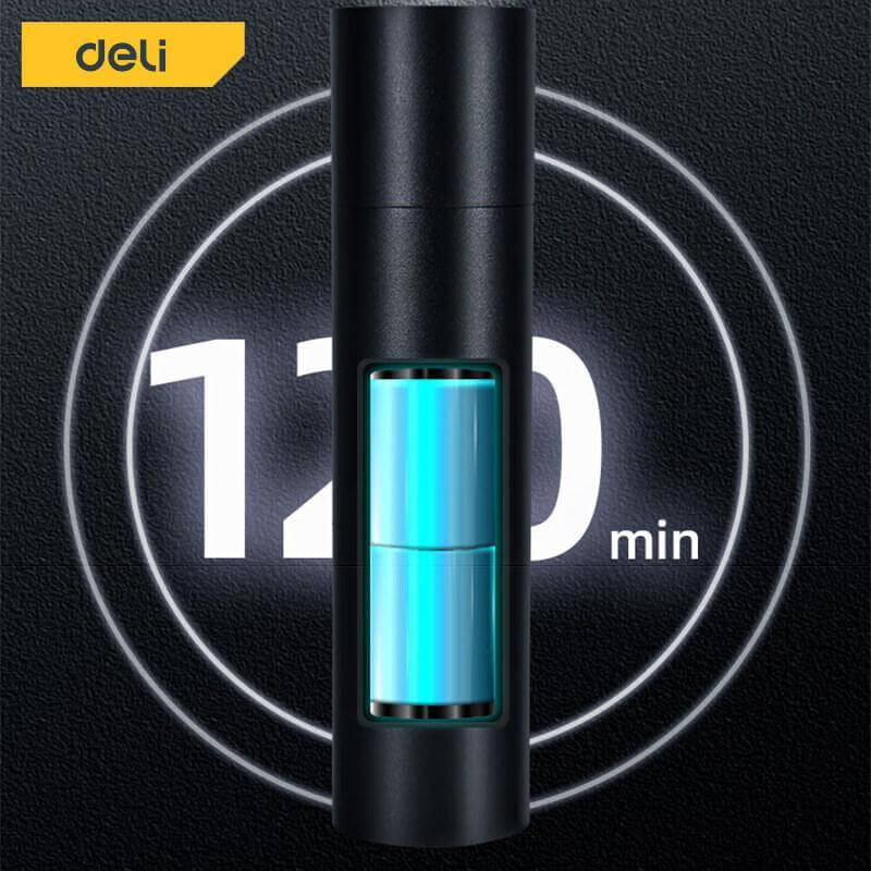 ไฟฉาย DELI EDL551002-BK-01 100ลูเมน 3วัตต์ สีดำ_4