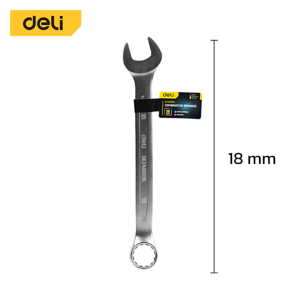 ประแจปากตาย DELI EDL140018L-SL-01 18มม_4