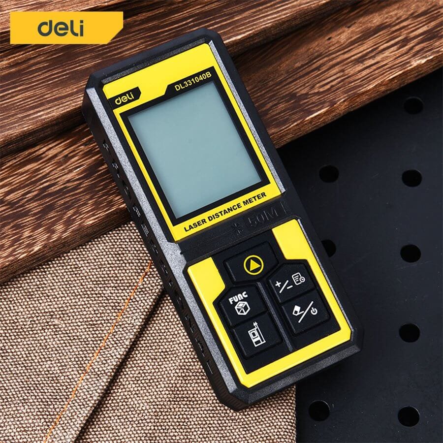 เลเซอร์วัดระยะ DELI EDL331040B-YL-01 50เมตร สีเหลือง_4