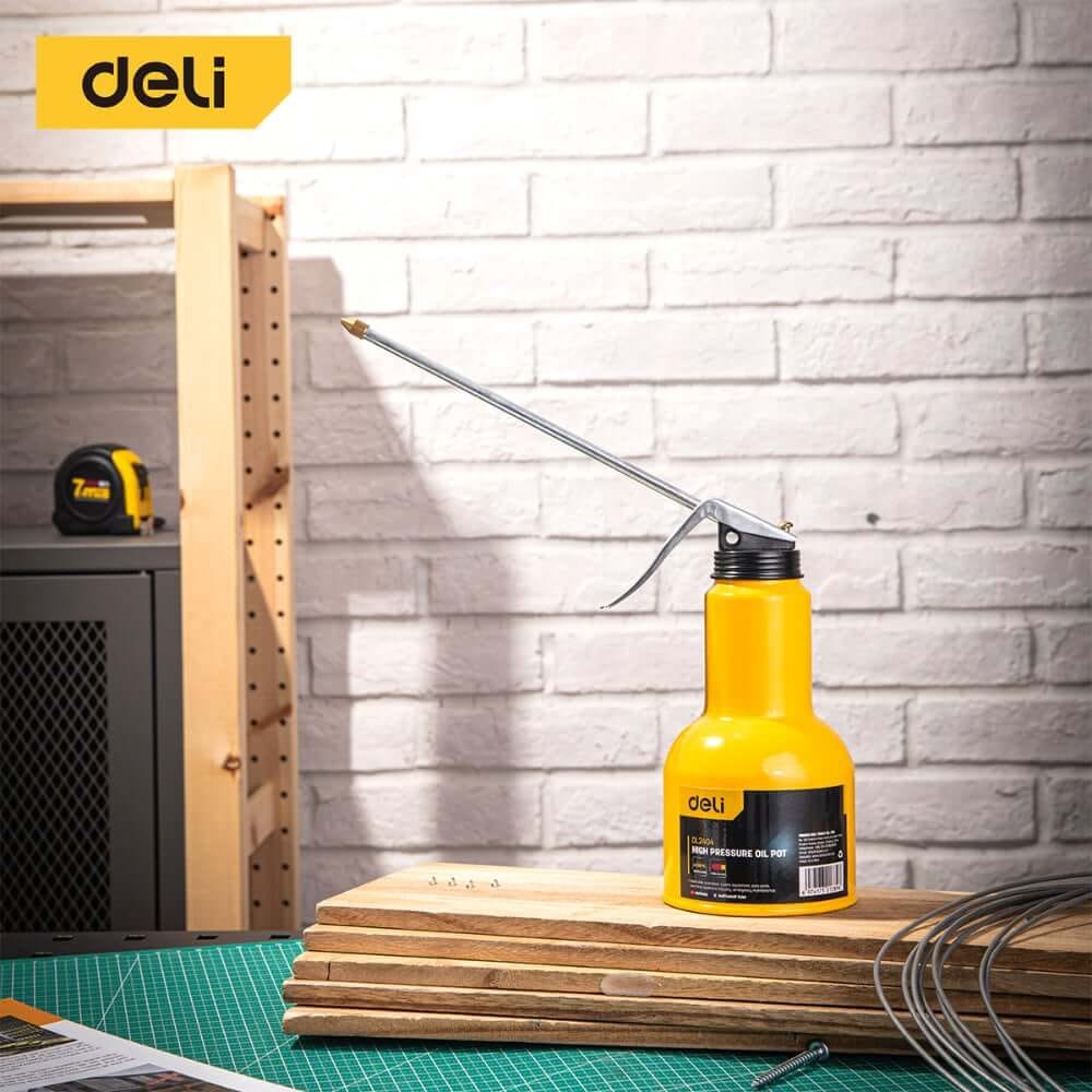 กาหยอดน้ำมัน DELI EDL2403-YL-01 300มล สีเหลือง_5