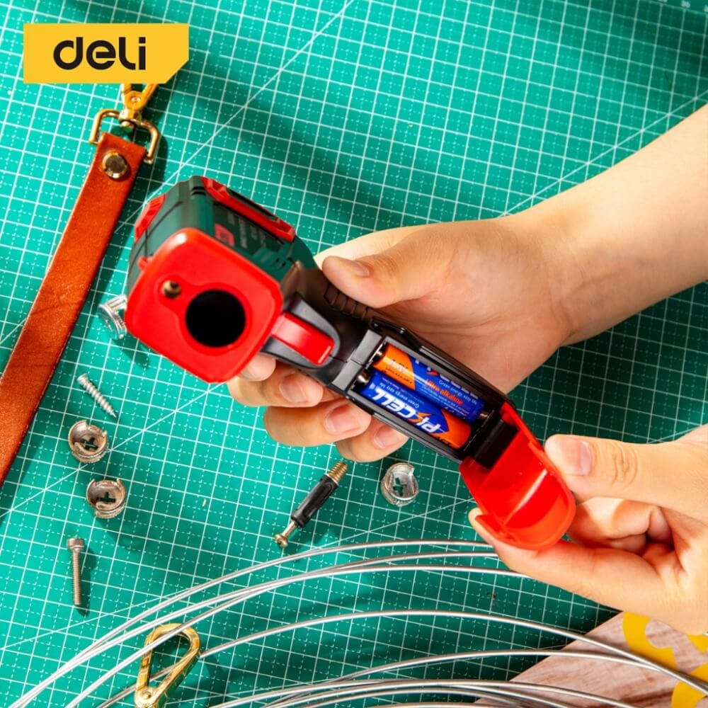 เครื่องวัดอุณหภูมิอินฟราเรด DELI EDL333550-YL-01 สีแดง_5