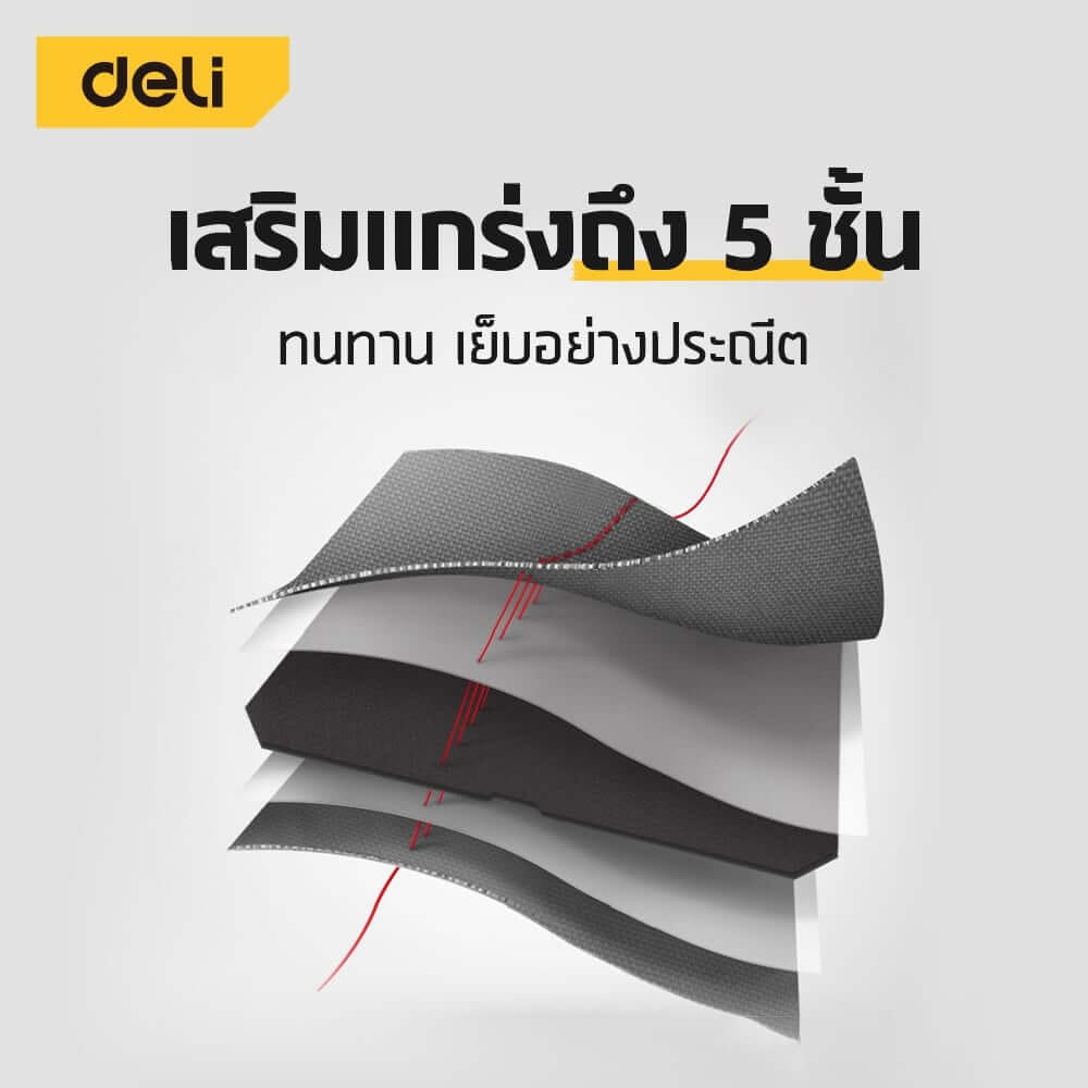 กระเป๋าเครื่องมือช่าง DELI DL430013-GR-01 สีเทา_5