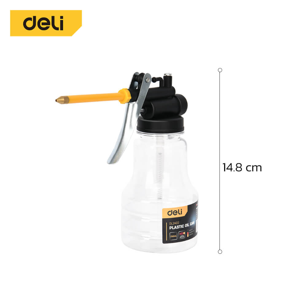 กาหยอดน้ำมัน DELI EDL2402-YL-01 250มล สีใส_6