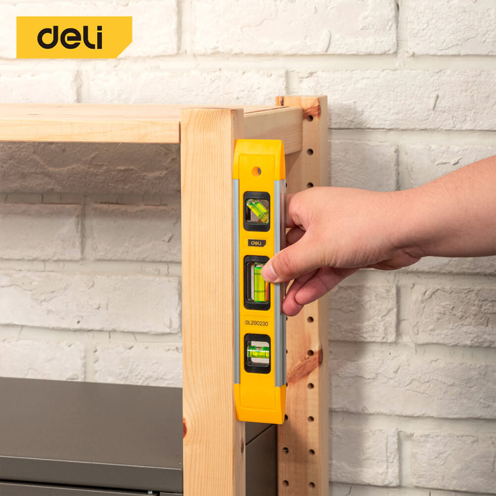 ไม้วัดระดับน้ำ DELI EDL290230-YL-01 23ซม. สีเหลือง_6