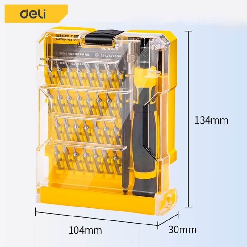 ชุดไขควงเปลี่ยนหัว DELI EDL1033D-YL-01 33ชิ้น_7
