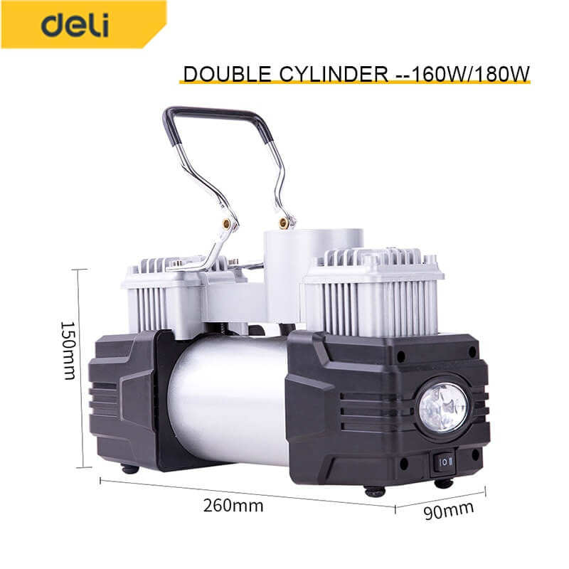 ปั๊มลมโรตารี่ DELI EDL8058-SL-01 140PSI 10บาร์ 100วัตต์_7