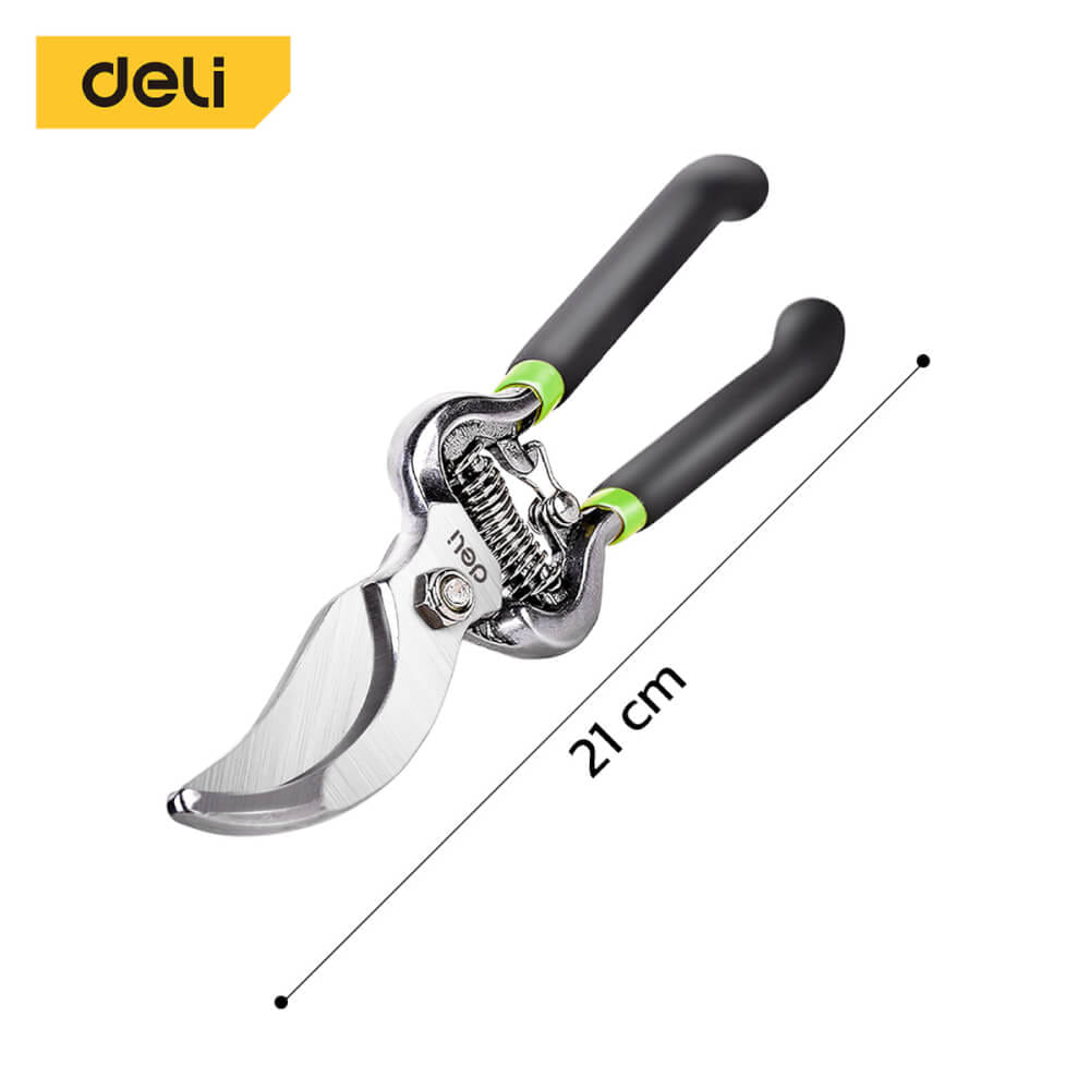 กรรไกรตัดกิ่ง DELI EDL2778-BK-01 8นิ้ว สีเขียว_7