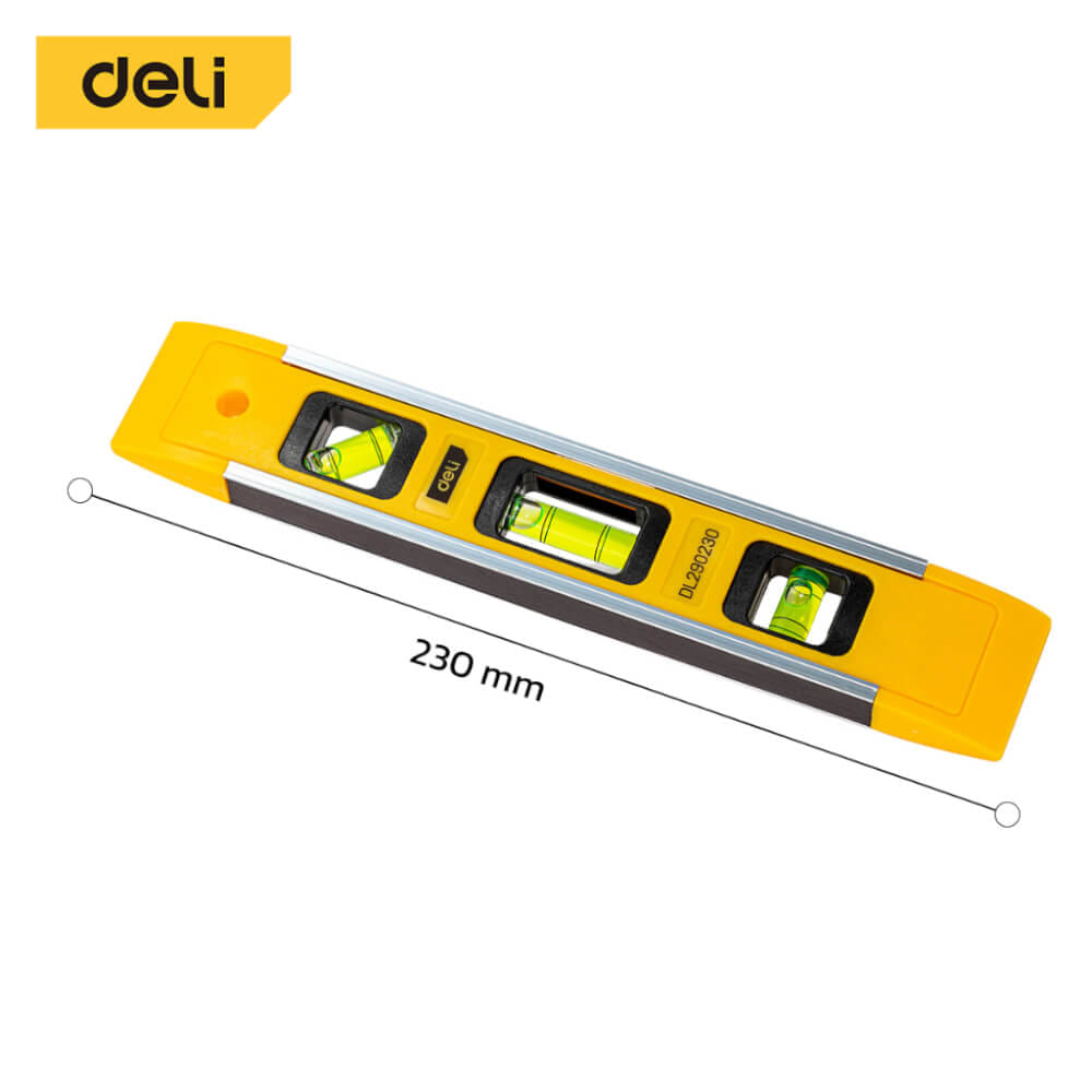 ไม้วัดระดับน้ำ DELI EDL290230-YL-01 23ซม. สีเหลือง_7