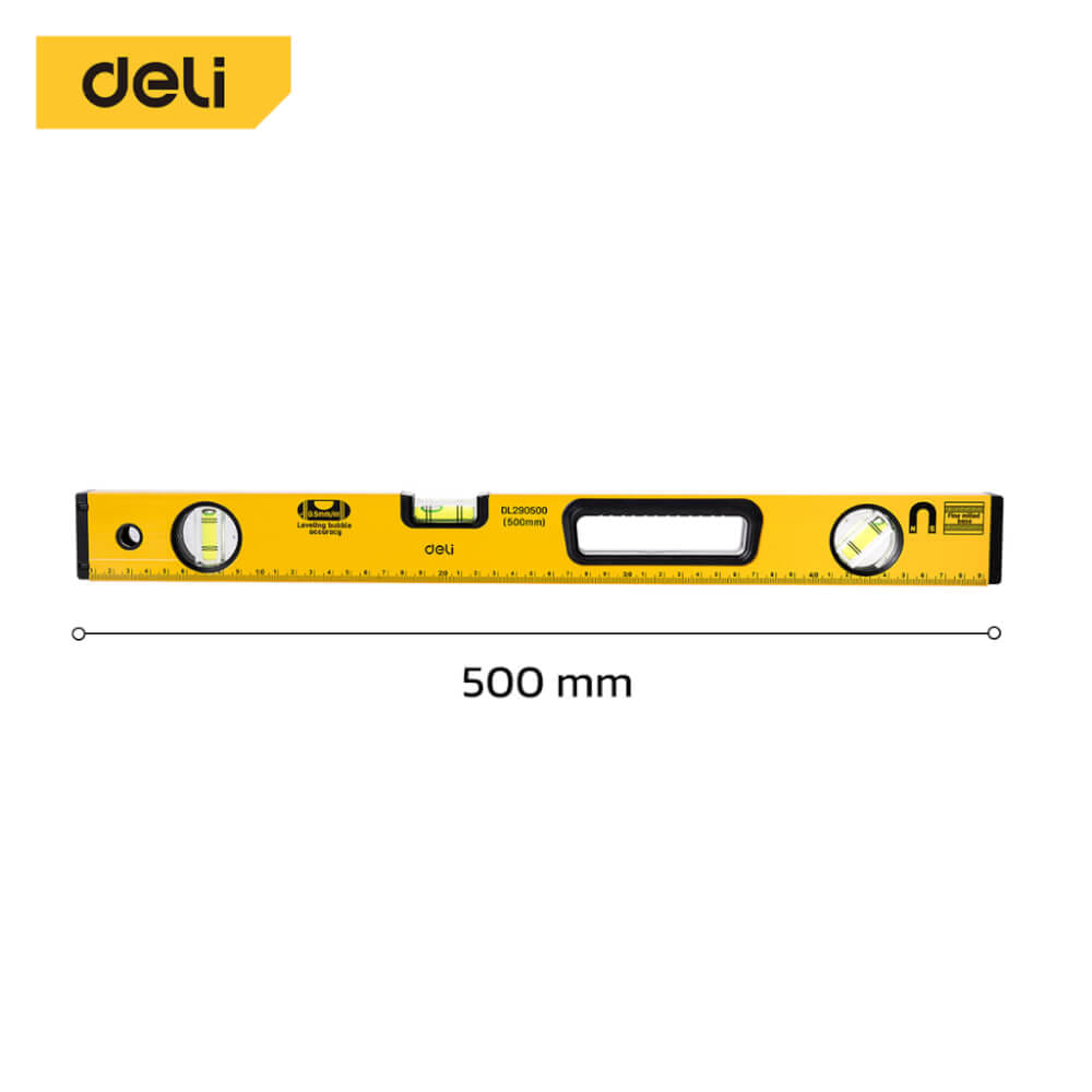 ไม้วัดระดับน้ำ DELI EDL290500-YL-01 50ซม. สีเหลือง_9