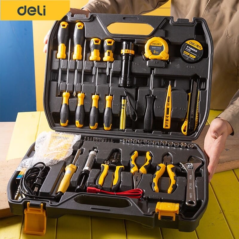 ชุดเครื่องมือช่าง DELI DL1050-BK-01 50ชิ้น_7