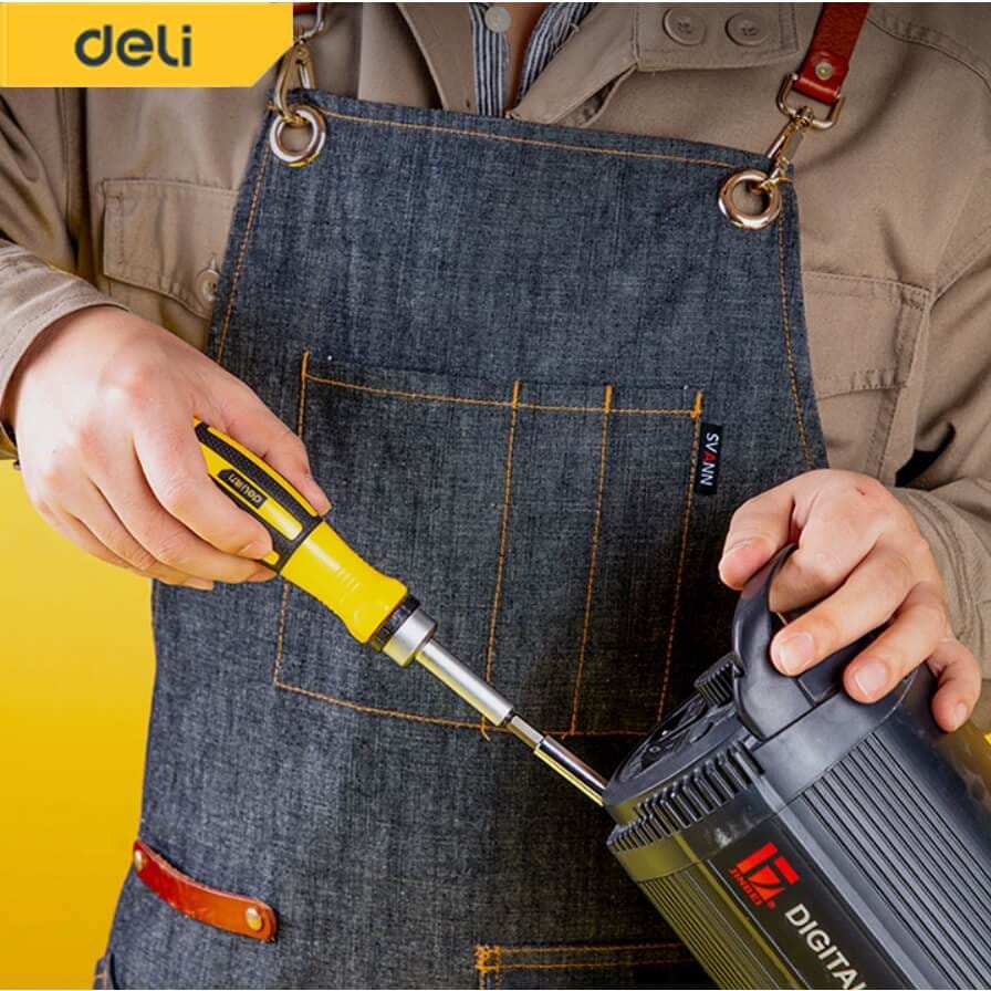 ชุดไขควงเปลี่ยนหัว DELI EDL3565-YL-01 65ชิ้น_6