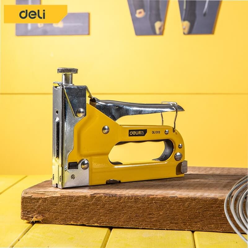เครื่องยิงแม็ก DELI EDL1313-YL-01 สีเหลือง 3IN1_8
