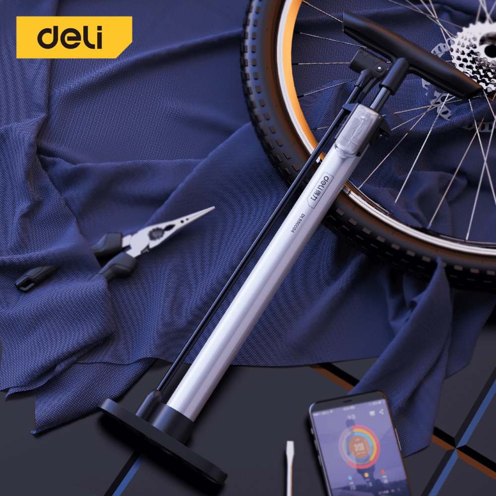 เครื่องสูบลม DELI DL880004-SL-01 160PSI สีดำ_8