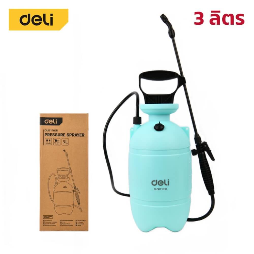 ถังพ่นยา DELI EDL581103B-BL-01 3ลิตร สีเขียว_5