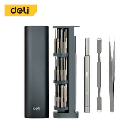 ไขควงซ่อมนาฬิกา DELI EDL241034-GR-01 34ชิ้น_0