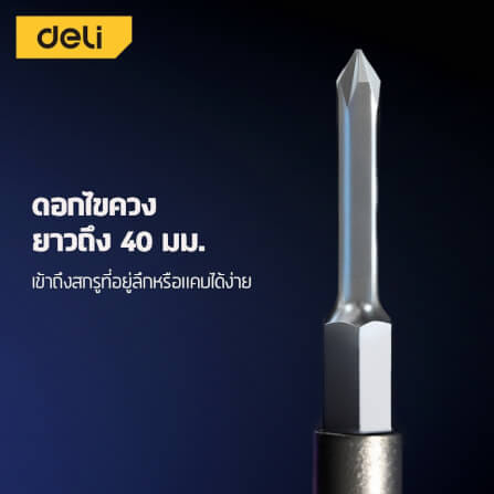 ไขควงซ่อมนาฬิกา DELI EDL241034-GR-01 34ชิ้น_1