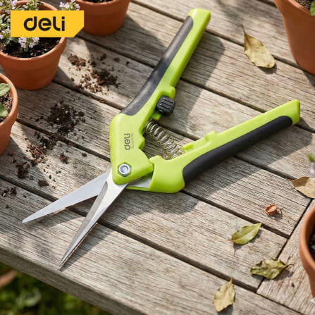 กรรไกรตัดกิ่ง DELI EDLE580120-GN-01 6.5 นิ้ว_5