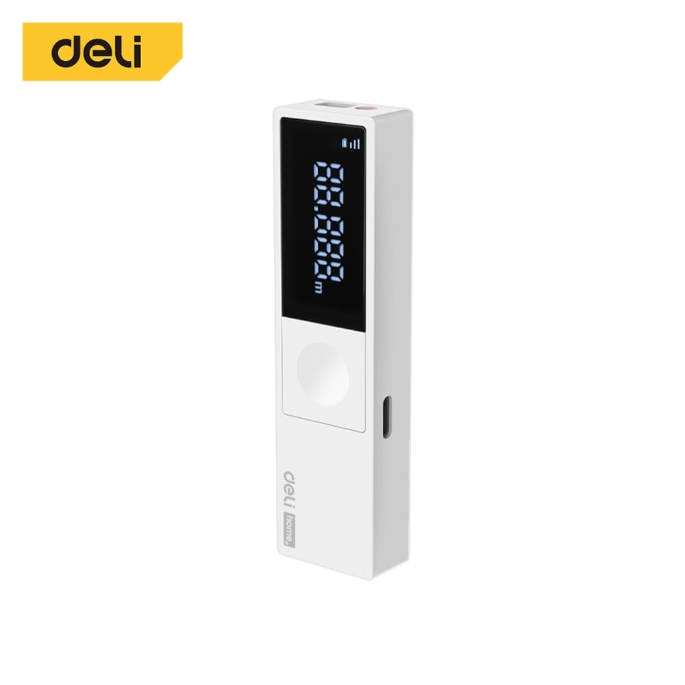 เครื่องวัดระยะเลเซอร์ DELI EDL331230-WH-01 40ม. สีขาว_0