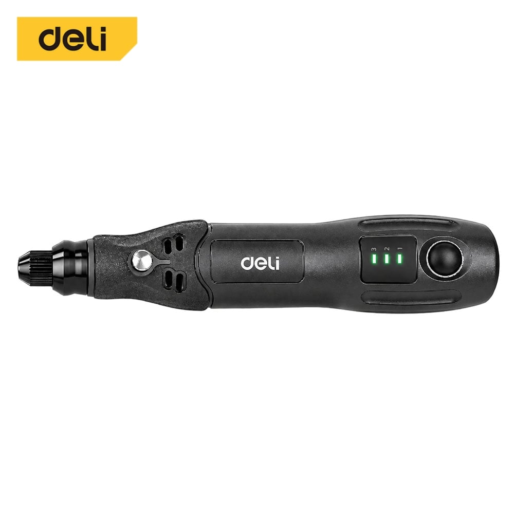เครื่องเจียรมินิไร้สาย DELI EDCE862-BK-01 19หัว สีดำ_0