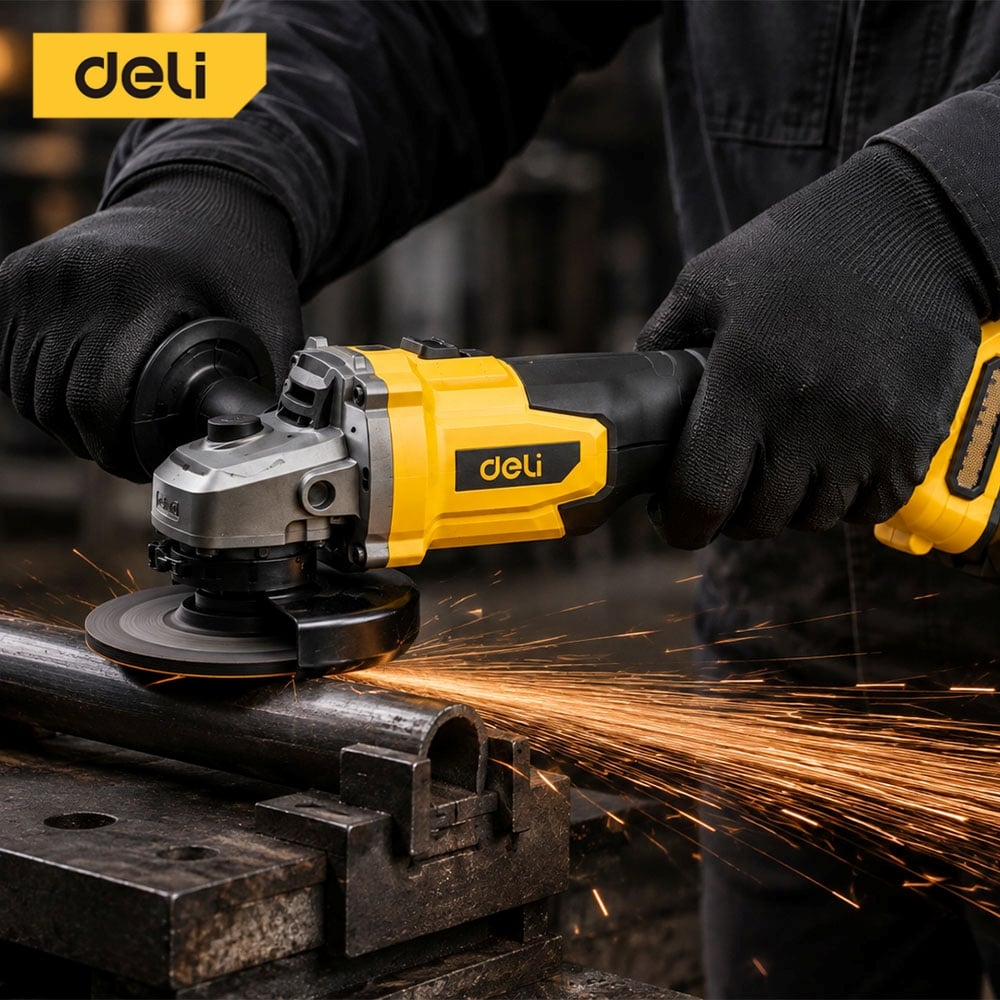 เครื่องเจียรไฟฟ้า DELI EDC600Z-YL-01 20V สีเหลือง_1