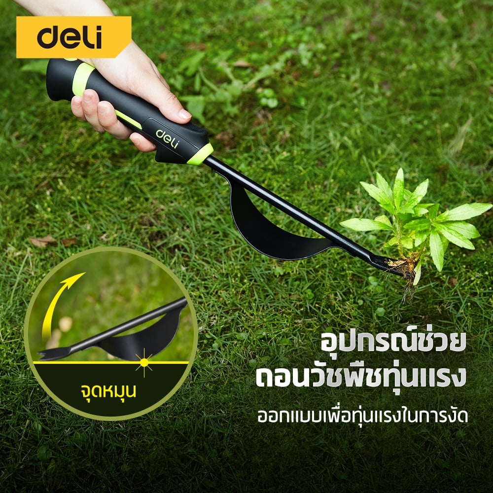 ถอนวัชพืชแบบงัด DELI EDL-YL3006-GN-01 สีเขียว_1