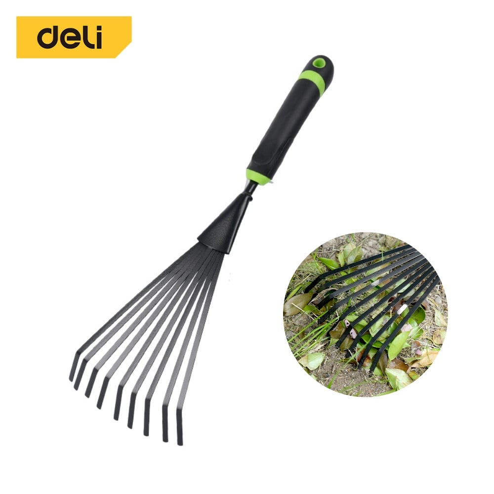 คราดมือทรงพัด DELI EDL-YL3020-GN-01 สีเขียว_7