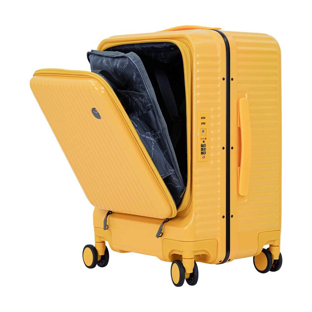 กระเป๋าเดินทาง 20 นิ้ว BP WORLD GLISTEN 540 สีเหลือง_5