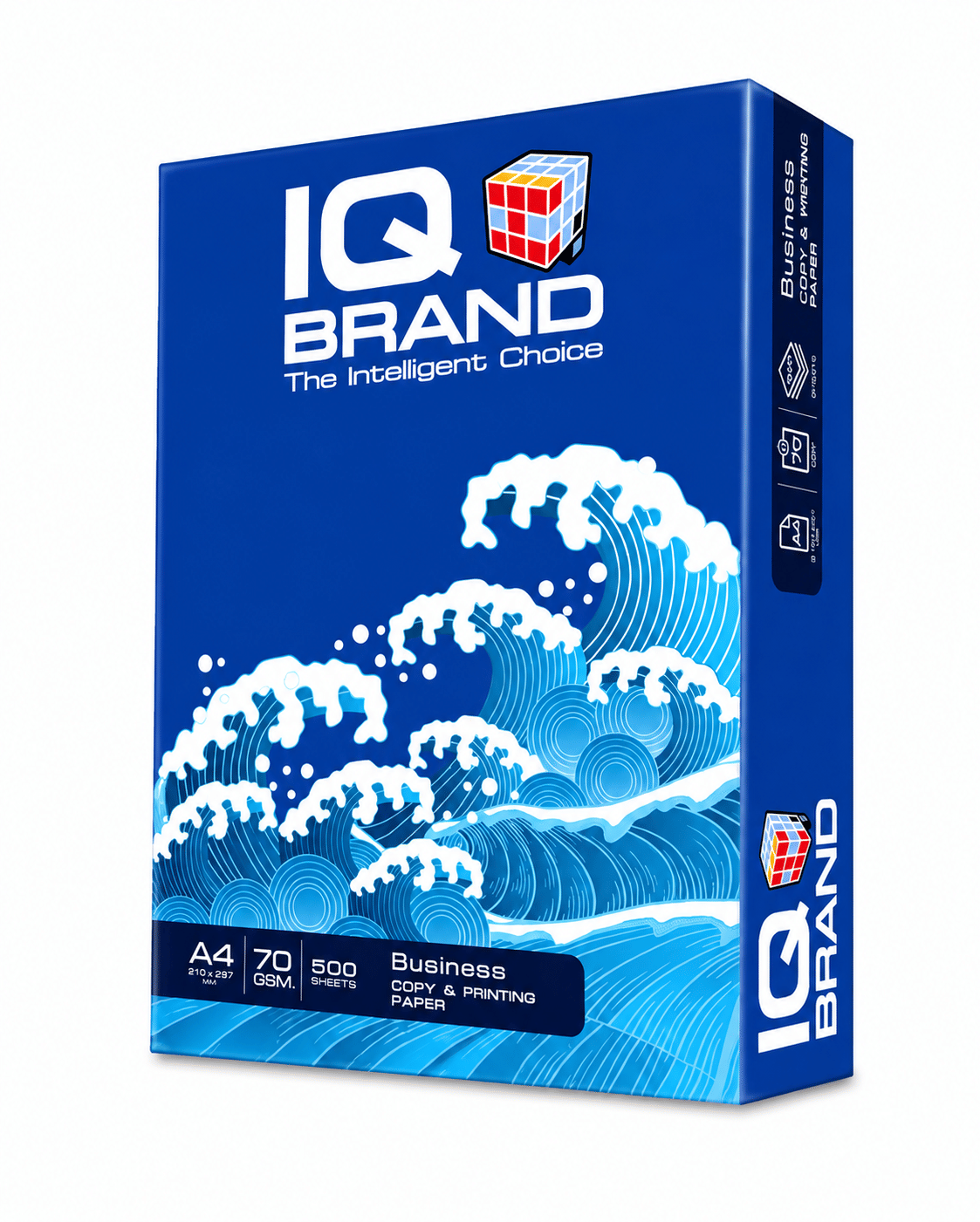 กระดาษถ่ายเอกสาร IQ BRAND รุ่น BUSINESS SERIES ขนาด A4 หนา 70 แกรม บรรจุ 5 รีม (500 แผ่น/รีม)_3