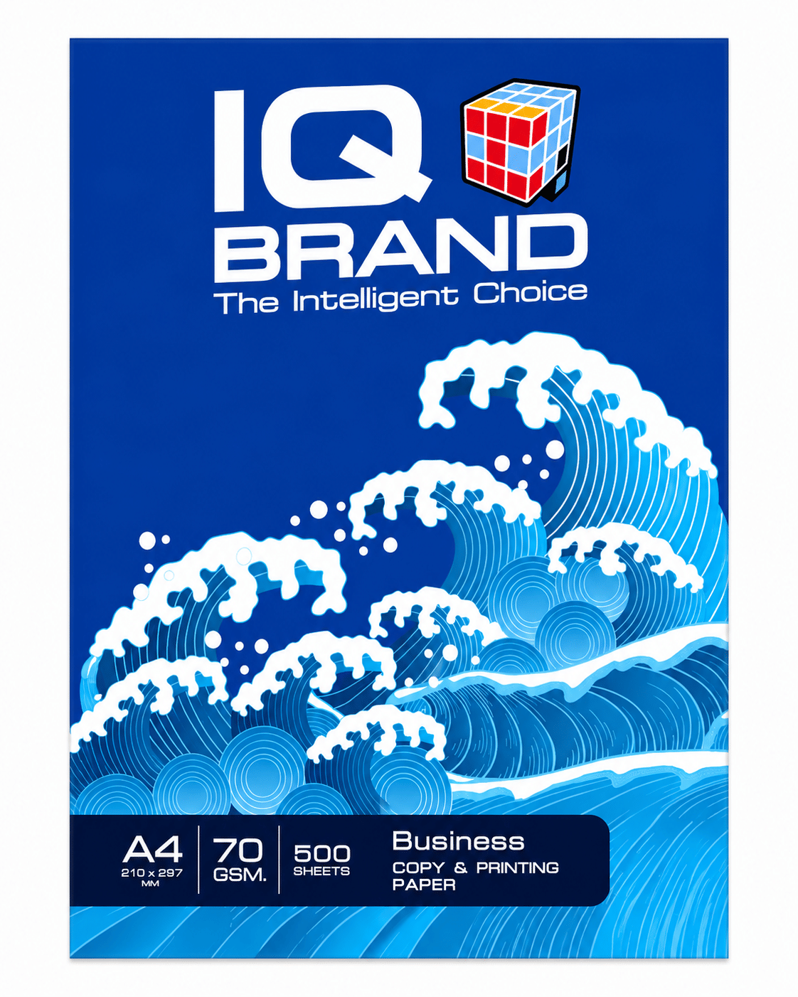 กระดาษถ่ายเอกสาร IQ BRAND รุ่น BUSINESS SERIES ขนาด A4 หนา 70 แกรม บรรจุ 5 รีม (500 แผ่น/รีม)_4