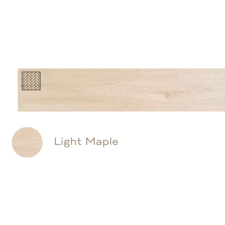 พื้น SPC คลิกล็อค ก้างปลา พร้อมโฟม IXPE NATURWOOD หนา 5 มม. สี LIGHT MAPLE (กล่อง 10 แผ่น ปูได้ 1.29 ตร.ม.)_0