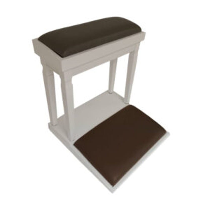 โต๊ะกราบ EGGWHITE 50 X 50 X 54 ซม. สีขาว โอ๊ค_0