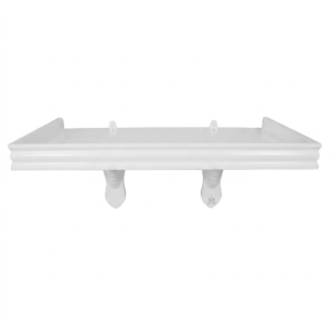 หิ้งพระนพเก้า EGGWHITE 18X32 นิ้ว สีขาว_1
