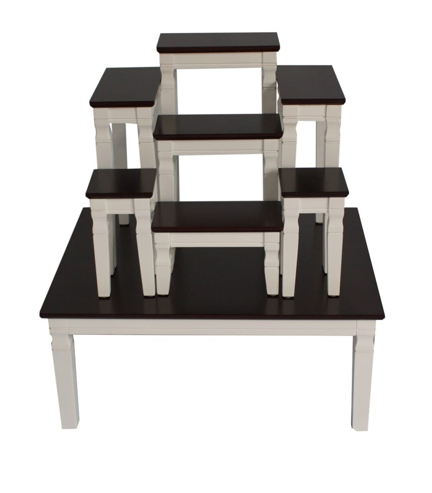 โต๊ะหมู่ 7 หน้า 6 นิ้ว EGGWHITE 61 X 79 X 52 ซม. สีขาว โอ๊ค_1