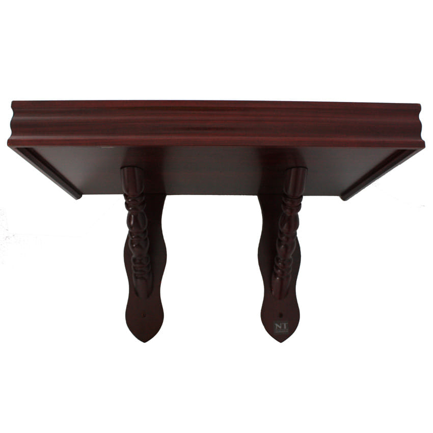 หิ้งพระนพเก้า EGGWHITE 18X32 นิ้ว สีประดู่_2