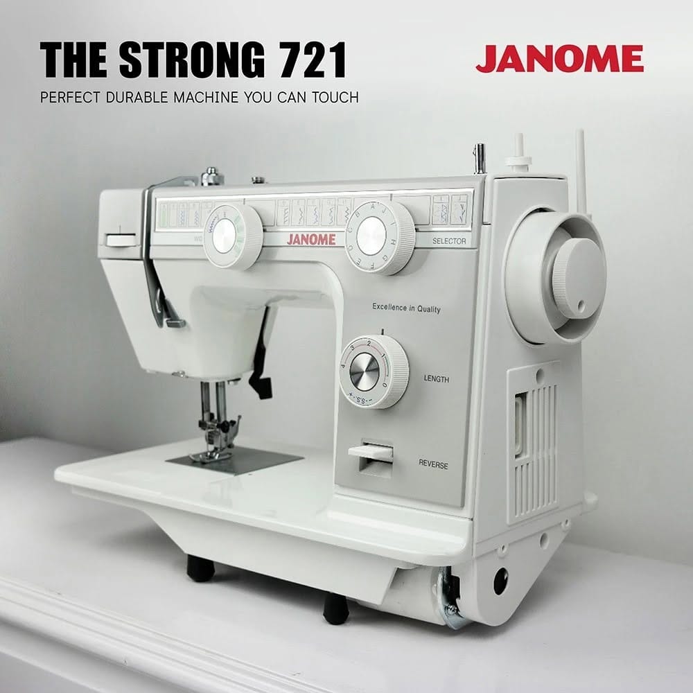 จักรเย็บผ้า ไฟฟ้า JANOME รุ่น OMJ721 แมคคานิค สีขาว (กระเป๋าหิ้ว)_2