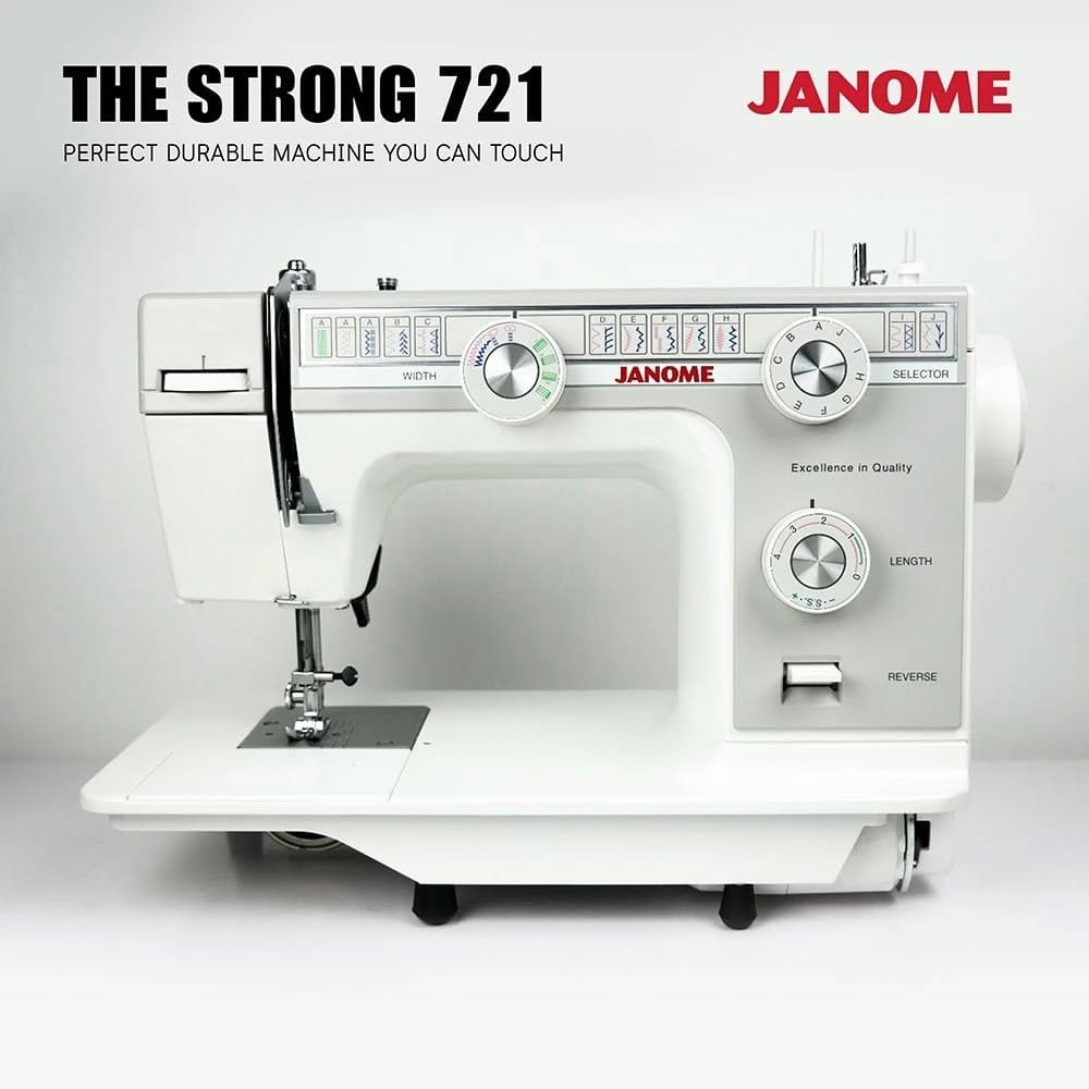 จักรเย็บผ้า ไฟฟ้า JANOME รุ่น OMJ721 แมคคานิค สีขาว (กระเป๋าหิ้ว)_6