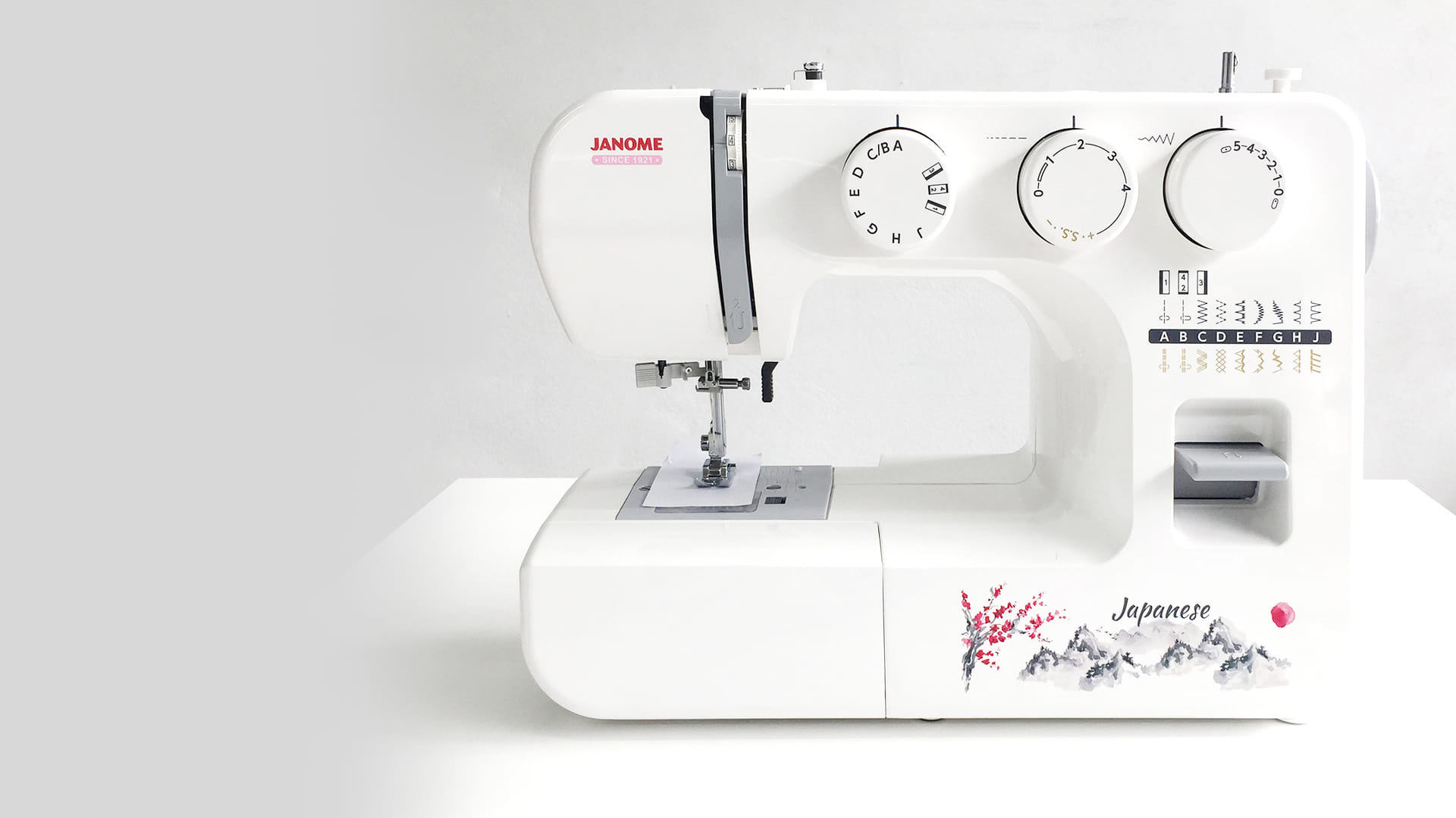 จักรเย็บผ้า ไฟฟ้า JANOME รุ่น OMJ508JP แมคคานิค สีขาว (กระเป๋าหิ้ว)_1