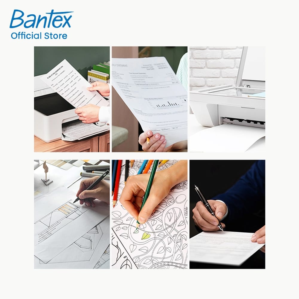 กระดาษถ่ายเอกสาร BANTEX BC2103-MX-05 A4 80แกรม 1 รีม 500แผ่น แพ็ค 5รีม_8