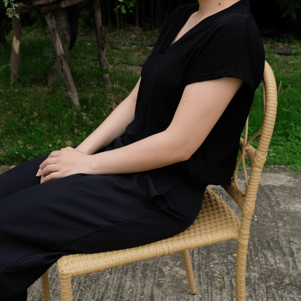 เก้าอี้สนาม BYPARISARA รุ่น LILY สีธรรมชาติ_2