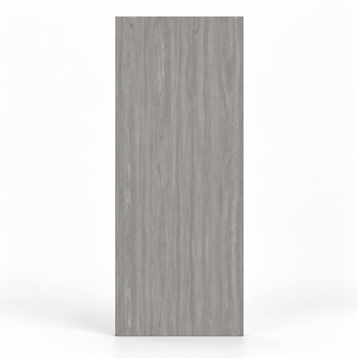 ประตูภายในเมลามีนบานเรียบ EVERGREEN 80X200 ซม. สี PLATINUM GREY_0