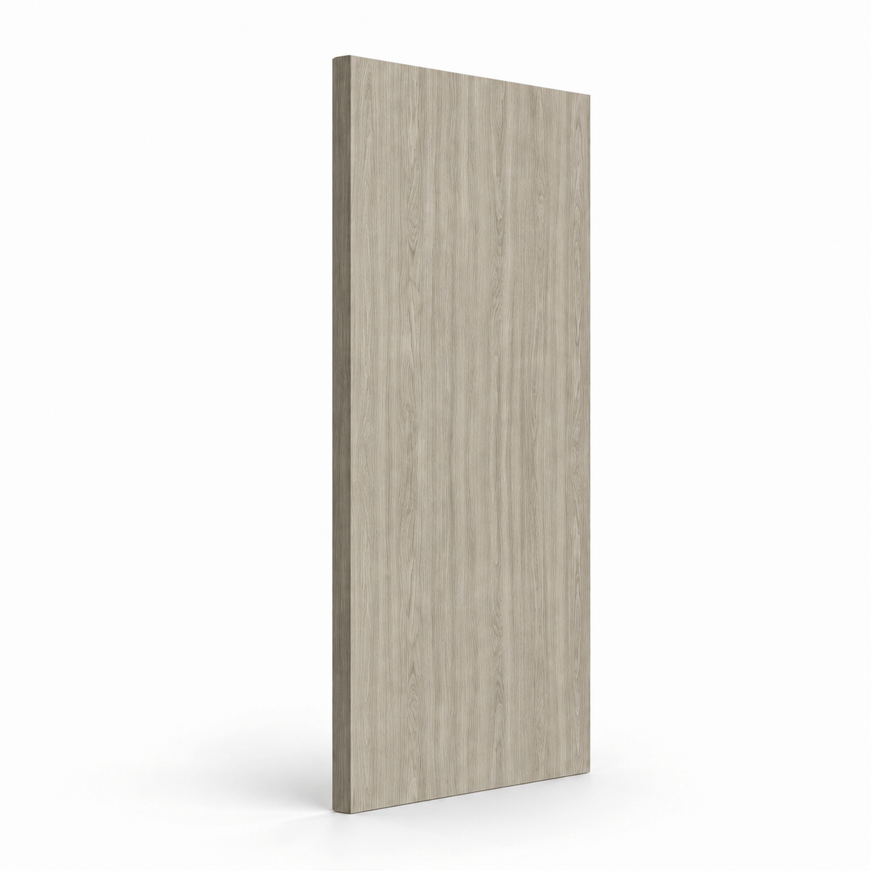ประตูภายในเมลามีนบานเรียบ EVERGREEN 80X200 ซม. สี IVORY BROWN_2