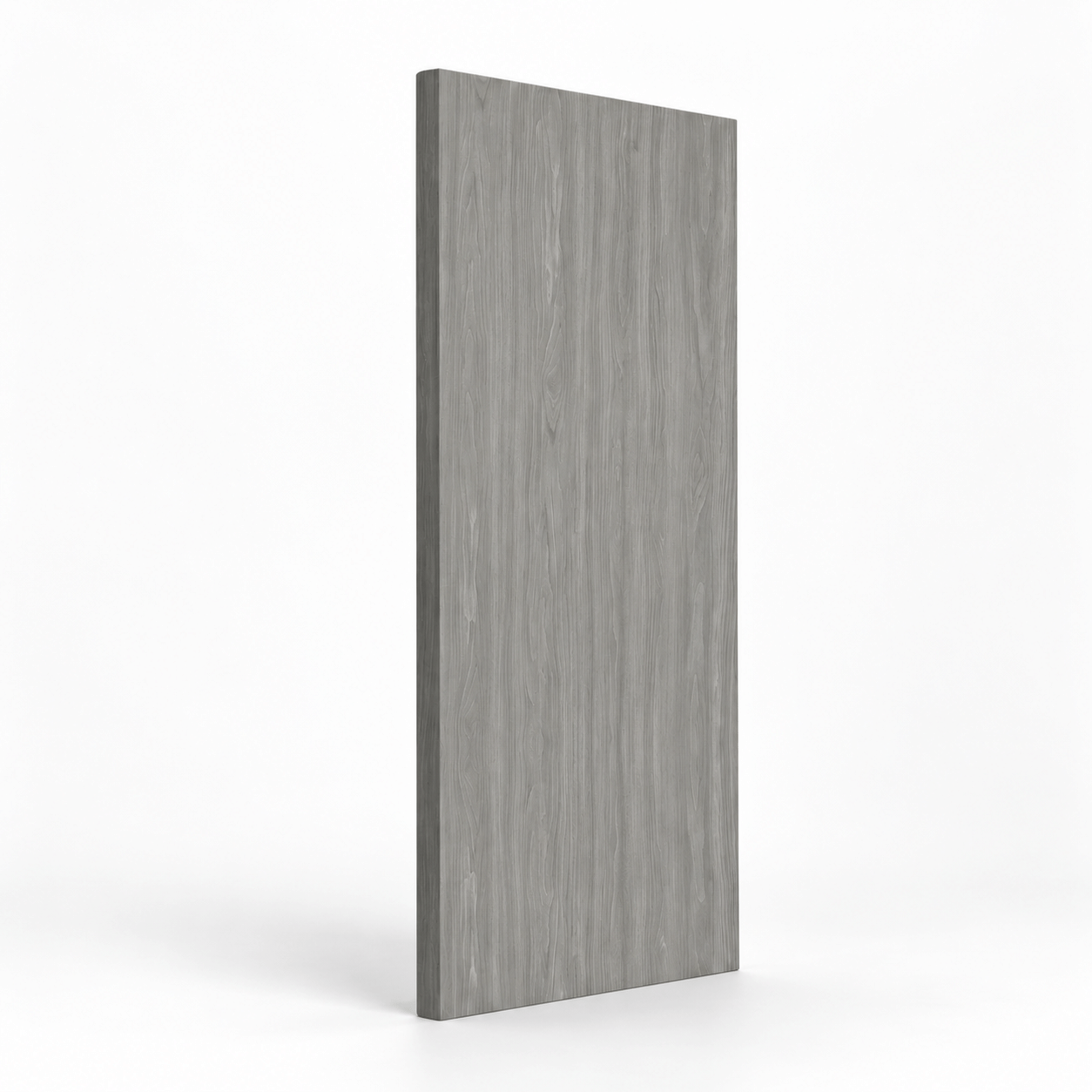 ประตูภายในเมลามีนบานเรียบ EVERGREEN 90X200 ซม. สี PLATINUM GREY_2
