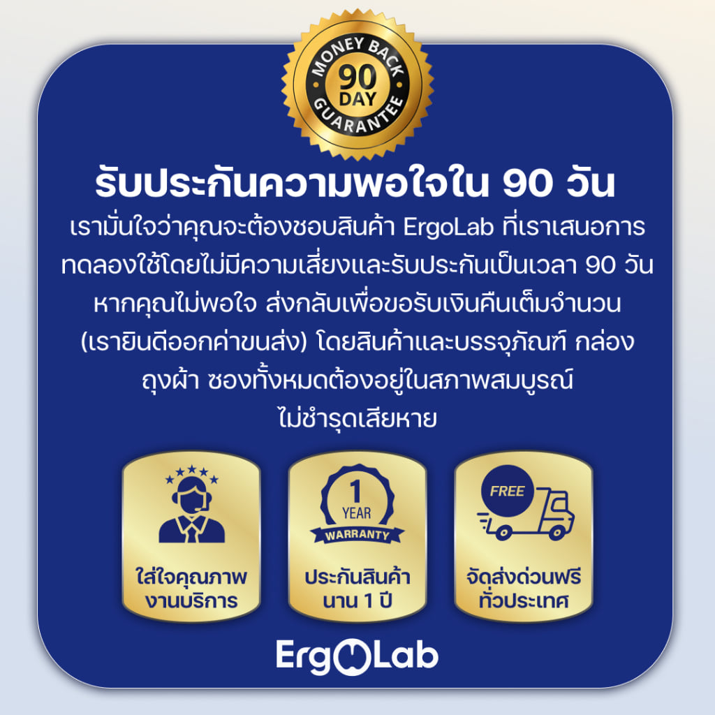 หมอนสุขภาพ เมมโมรี่โฟม ERGOLAB DEEP SLEEP ขนาด 60X35X12 ซม. สีขาว (6 ใบ)_10