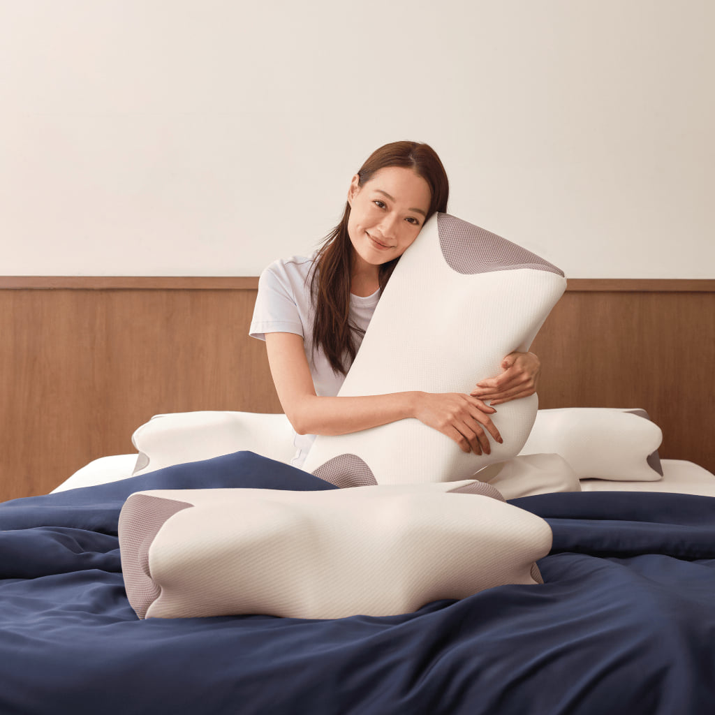 หมอนสุขภาพ เมมโมรี่โฟม ERGOLAB DEEP SLEEP ขนาด 60X35X12 ซม. สีขาว (6 ใบ)_9