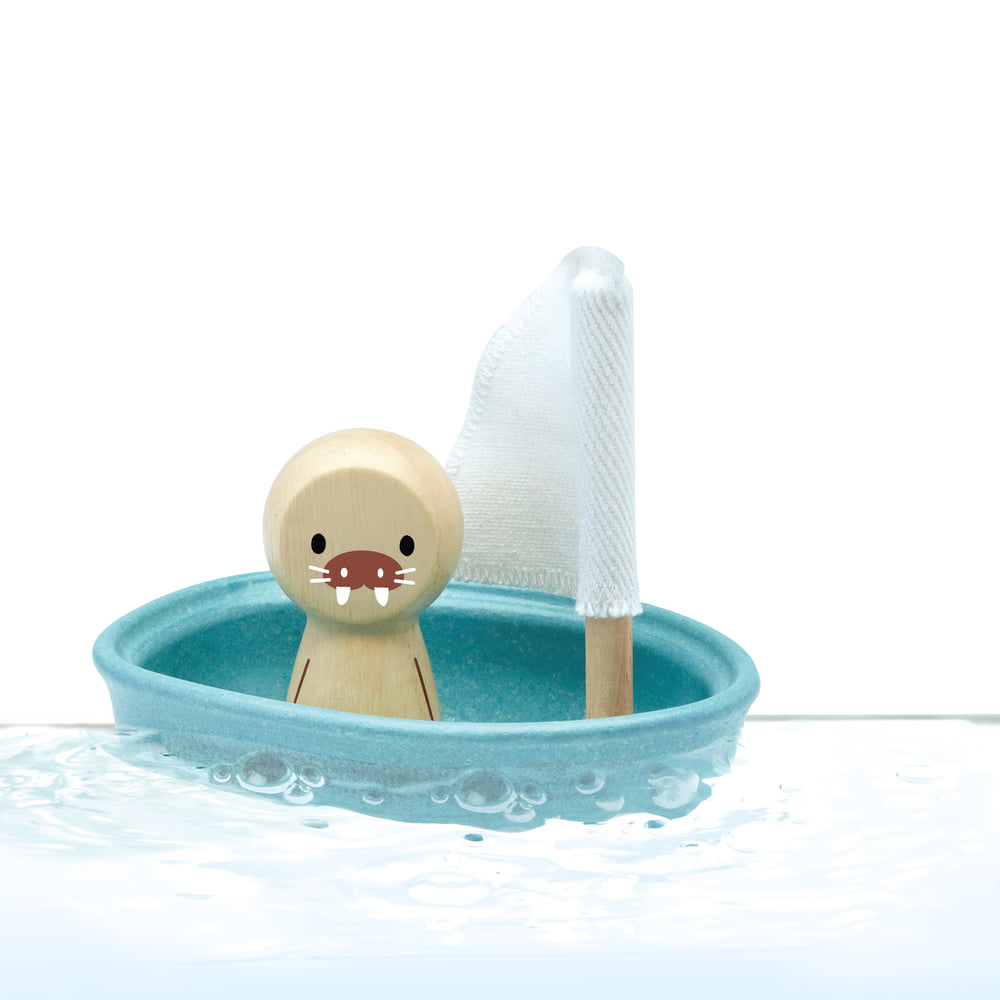 ชุดของเล่นไม้ PLANTOYS  เรือใบสิงโตทะเล - สีโมเดิร์นรัสติก สำหรับเด็กอายุ 12 เดือนขึ้นไป_2