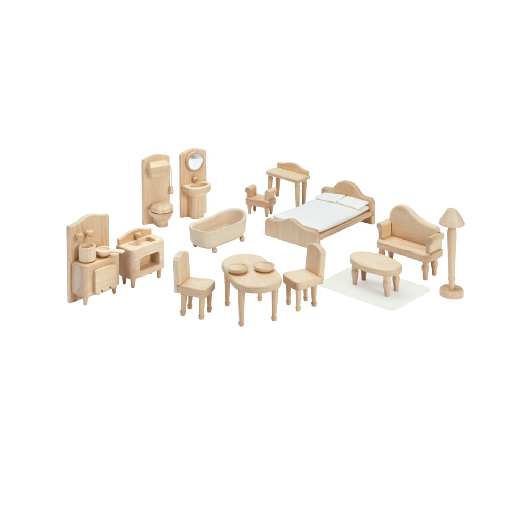 ชุดของเล่นไม้ PLANTOYS ชุดรวมเฟอร์นิเจอร์บ้านวิคตอเรียน สำหรับเด็กอายุ 3 ปีขึ้นไป_0