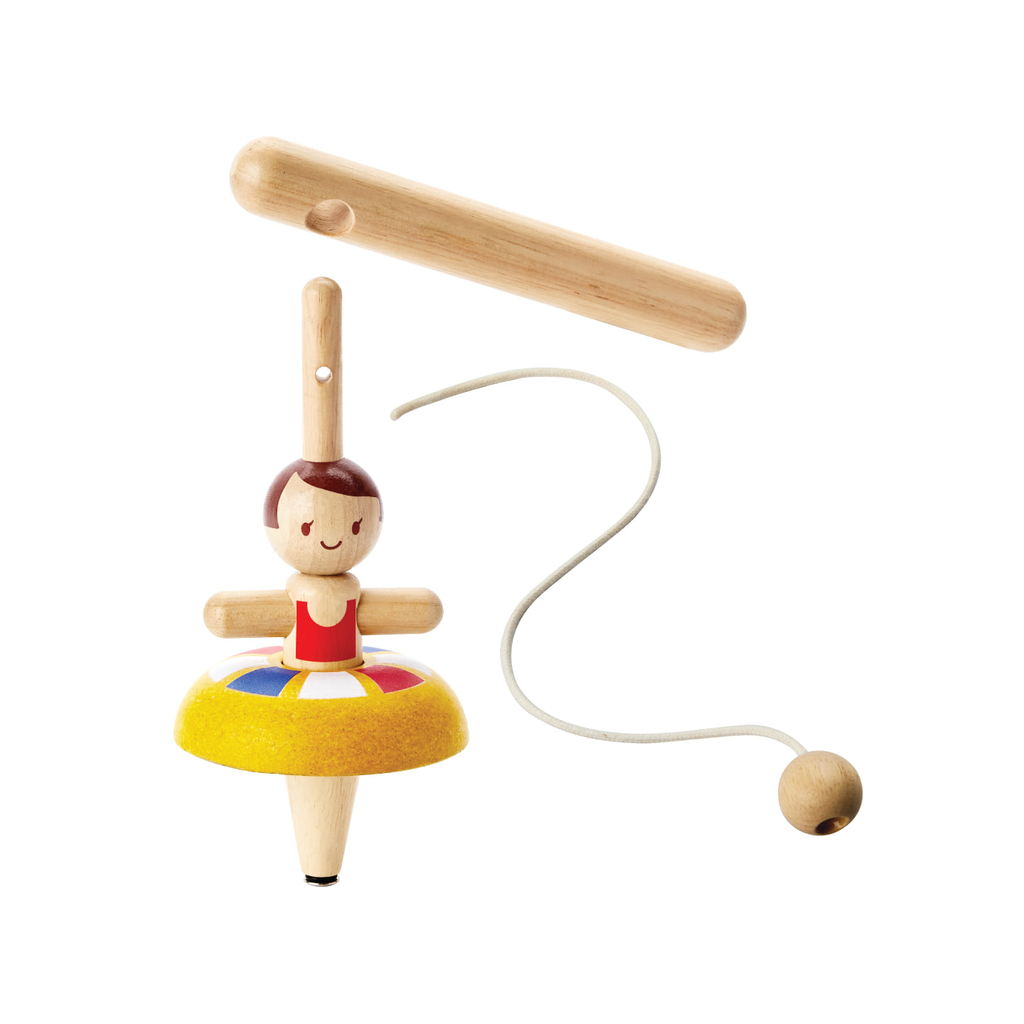 ชุดของเล่นไม้ PLANTOYS ลูกข่างนักบัลเล่ต์ สำหรับเด็กอายุ 3 ปีขึ้นไป_0