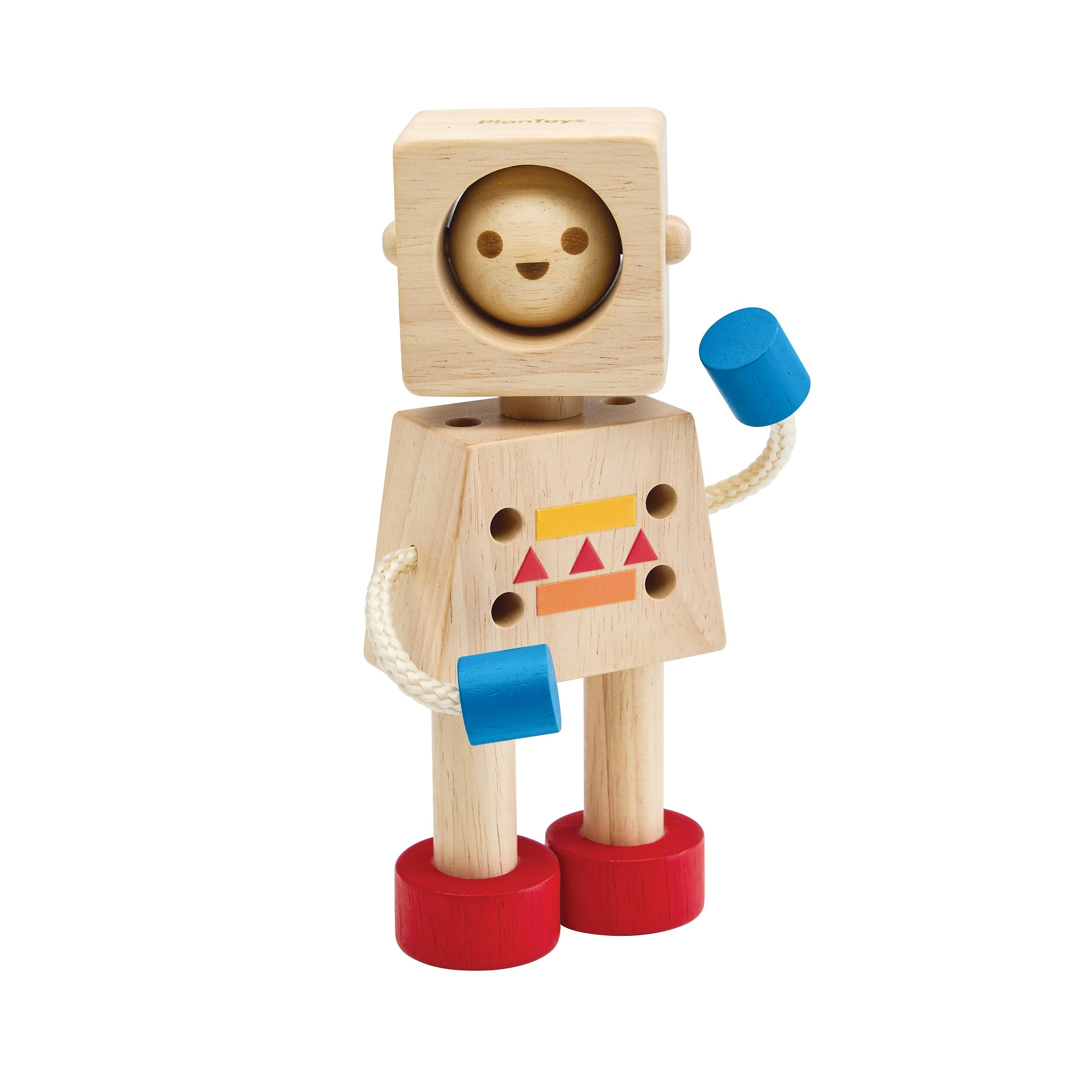 ชุดของเล่นไม้ PLANTOYS หุ่นยนต์แสดงอารมณ์ สำหรับเด็กอายุ 3 ปีขึ้นไป_0